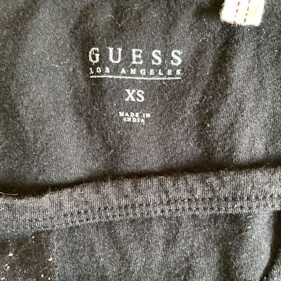 Guess Los Angeles Black Graphic Tee Size XS - Picture 3 of 12